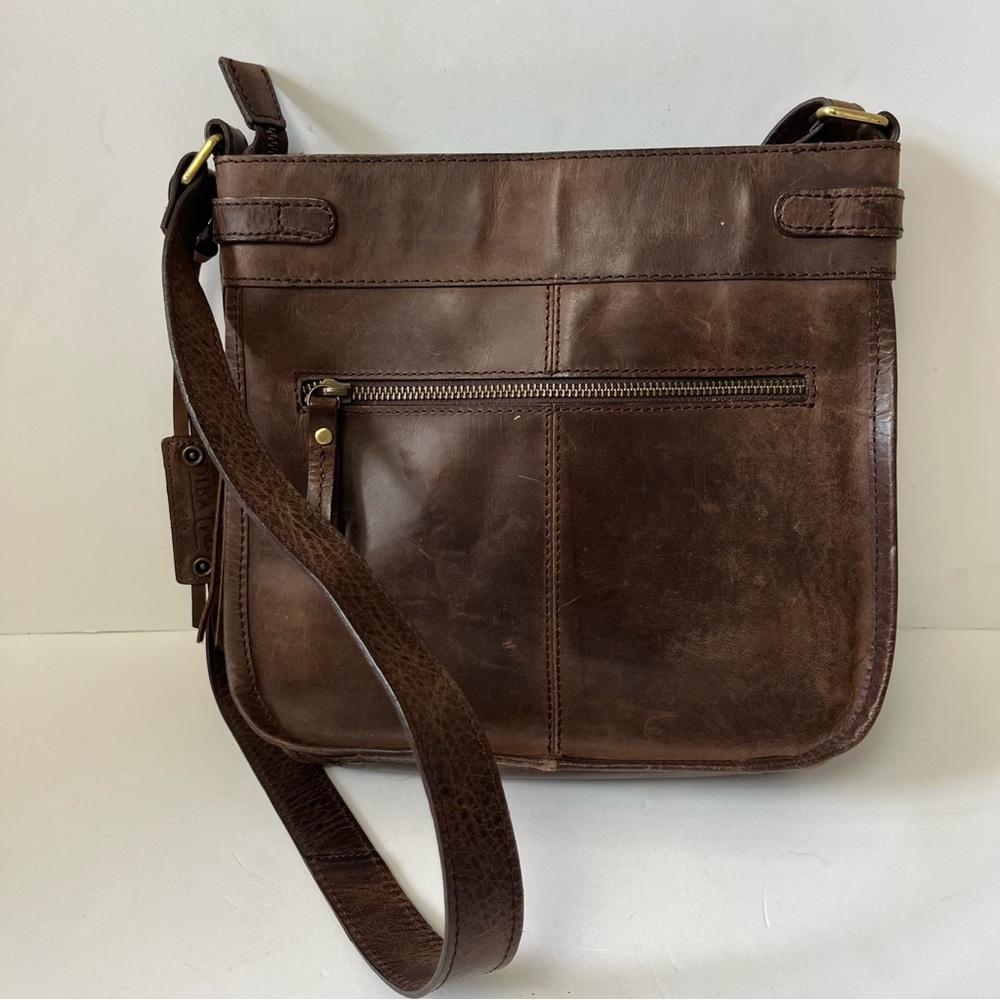 Diba True‎ Dark Brown Leather Crossbody Bag - Picture 2 of 7